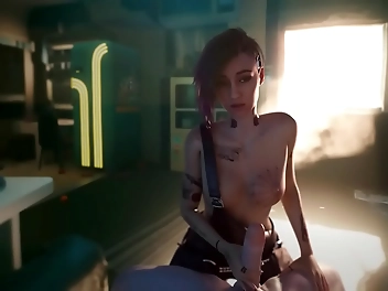 Judy Alvarez s Luscious Cyberpunk 2077 Handjob: Want to Get Lost in the Futuristic World?