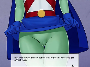 JAV Unleashes Miss Martian s Luscious Pussy in DC Comics Something Unlimited Part 47