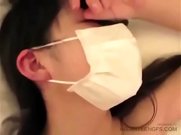 JAV slut with a luscious body gets fucked hard for cash in a hotel room