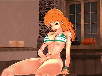 Navi-Gazing: I m Touching Myself Too - Let s Get Wet and Wild with the Sexy Pirate Nami in One Piece Hentai