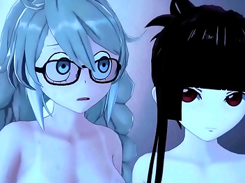 Experience the Luscious Allure of Enma s Sister and Her Male Daughter in This Sensual 3D Erotic Video