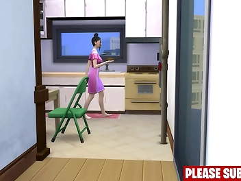 Jav MILF Banged by Stepson after Reading a Steamy Book in Bed