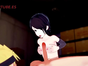 Naruto s Hentai Obsession: Handjobs Blowjobs Boobjobs and Fucking Sarada!