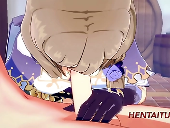 Luscious Lisa: Satisfying Her Thirst for Youthful Flesh in Genshin Impact Hentai