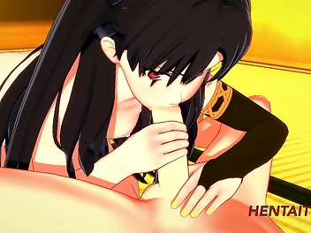 JAV Hentai Queen Ishtar s Amorous Antics: Handjobs Blowjobs and Cum Mouth in FGO Fate Stay