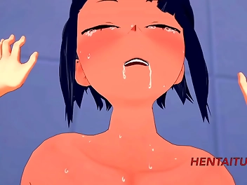 Jiro Kyoka & Kaminari Denki s Boku No Hero Hentai: Explosive Sex at the Classroom