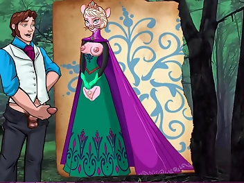 Forbidden Fruit: Elsa s Tempting teat in Frozen Bad Manners Part 1