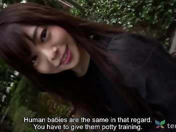 Japanese Bar Girl Gets Fucked and Probed by Strange Man - Shaved Pussy Fingering Licking and Fucking