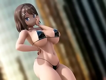 JAV Hottie: MMD KanColle Big Tits Dance - The Ultimate JAV Experience!