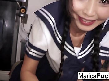 JAV Porn Hotness! Marica Hase s Taboo Sex with Her New Stepfather