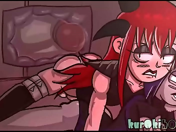 JAV Enchantress Devil-lynn s Demon Rod Ruthlessly Fucks Ravens Hero s Cunt