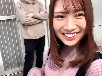 Japanese Babe JD with G-Cup Tits Masturbates with a Vibrator and Fucks Her Friend to Screaming Orgasms