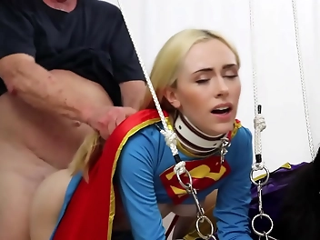 Viva Athena s Ultimate Orgasm: Candy White s Supergirl Solo 1-3 with Bondage Doggystyle Cowgirl Blowjobs Deepthroat and Facial Cumshots