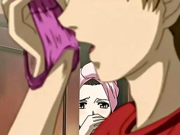 JAV Uncensored Hentai: Luscious MILF Caught by Her Stepson Masturbating with Her Sexy Lingerie!