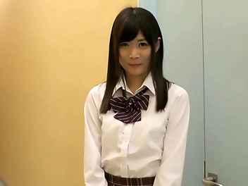 Stunning Schoolgirl in Mini Skirt Tease: Adoring the Library with a Hard-on