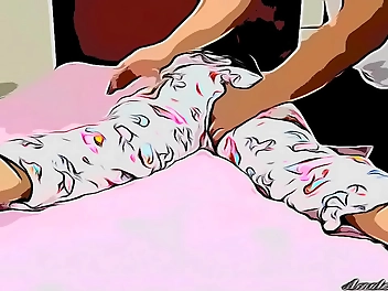 JAV Imouto Takes Advantage Of Brother-in-Law s Massage Session - Cartoon