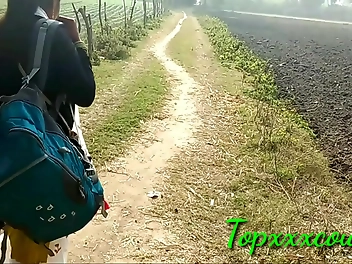 Experience the Sultry Allure of Rural Desi Hot Chick as She Naughtily Takes on the City