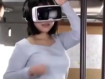 JAV Hottie Gets Pounded on the Bus with VR Goggles - You Won t Believe Her Reaction! (Hardcore Super HD 1080p)