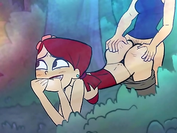 Brand New! Explosive Futanari Action in Total Drama Zoey x Eva with Sound