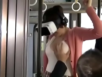 JAV Hottie Gets Pounded on Public Transport with Virtual Reality Goggles – You Won t Believe the View!