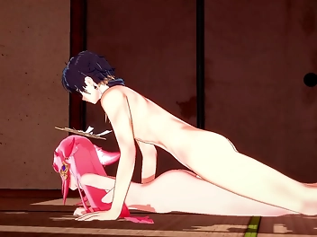 Holy Shit! Yae Miko Zhongli Hard Sex! Full Blowjob Handjob lick balls Fucked and Creampie for More Uncensored 3D Hentai - Japanese asian manga anime game porn