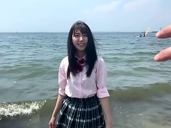 luscious JAV Enchantress Gets Fucked After a Day at the Beach - She Kisses Her Uncle With Thick Kisses