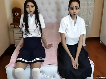 Luscious Stepmom Gets Raw With Her Innocent Stepdaughters in Part 2 of Stepfather s Forbidden Education