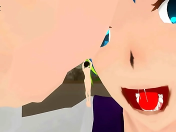 Enjoy a Delightful Vore Facesitting Experience with Chan the Alluring 3D Earth Girl