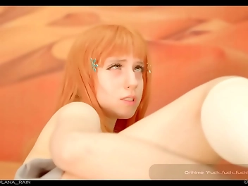 Busty Oral Sex Queen Orihime Inoue Takes It From Hollows in Bleach