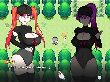 JAV SPOTLIGHT: Oppaimon Pokemon Parody Game - Naked Small Tits Girl Fights for Training in Ep5!