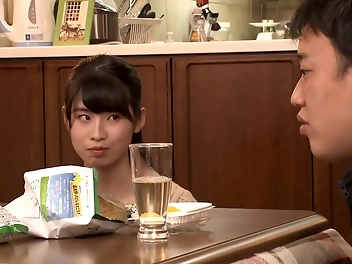 Fuck she s a tease! MILF in the kotatsu playing with her pussy and moaning like a slut hidden camera captures it all [Part 3]