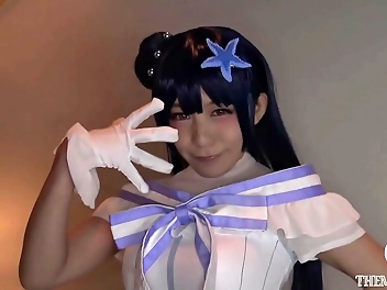 Luscious Japanese Idol Gets Creamed in Doggystyle Hentai Cosplay - WATCH NOW