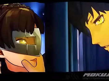 JAV MILF Mokujin Exclusive: Niijima s Velvet Room Fuckfest with Akira