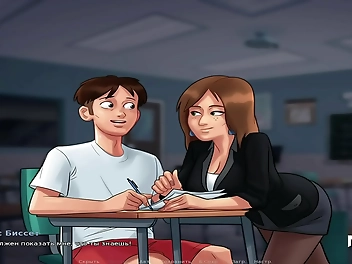 JAV Sensation: Itty-Bitty Teacher s Reward - Topless Sloppy BJ+PM in Episode 55!