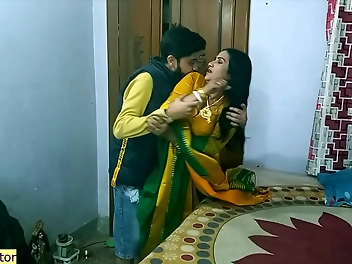 Witching Hour: Indian Milf Aunty Seduces Hot Teen in Steamy Sex with Hindi Audio