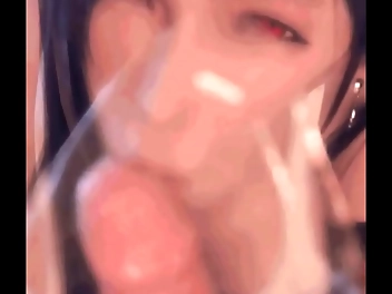 Luscious Tifa Swallows Dick Whole Cums Like Crazy: Ultimate Blowjob Experience!