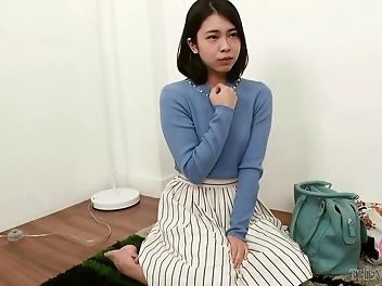 Fuuka s Wet Pussy and Uncontrollable Squirt: Private Interview with the Sensitive Swim Team Girl