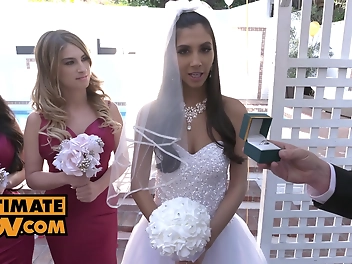 JAV Goddesses Gianna Dior Kristen Scott and Jade Kush s Luscious Wedding Night Foursome