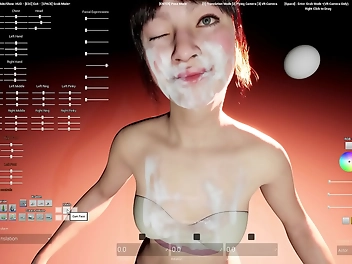 JAV Hottie Marks the Spot in Naughty 3D Artistry