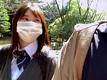 JK the Luscious Beauty Works Her Magic on Her Tits and Pussy in a School Girl Uniform - You Won t Believe How Cute and Horny She Is!