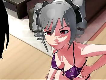 Enjoy the Sight of This MMD Dominatrix as She Puts You in Your Place With Elegant Femdom Bondage Scene