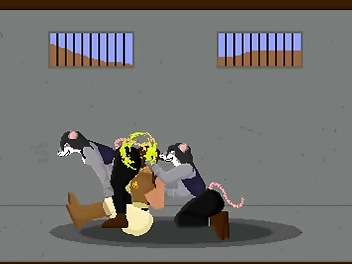 BFFs and Step-Sisters Battle for the Affections of a Handsome Professor in a JAV Adventure -Texas in Trouble Part 4