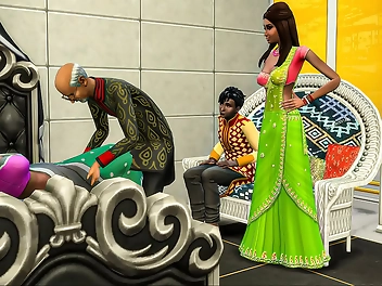 Indian Teen Gets a Taste of Family Fun with Desi Stepmom and Step Dad