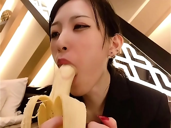JAV Asshole Licking for Banana Condom Fetish - Must-Watch Japanese Amateur Handjob