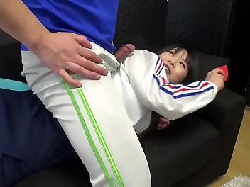 JAV Goddess Karin Morishita Plays with Her Students Futsal Cocks