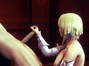 Luscious Lumine s Handjob and 69 in Genshin Impact Hentai - Asian Manga Anime Game Porn