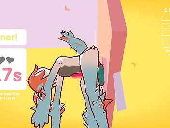 Get Luscious with 3D Hentai LGBT Game Odymos Episode 2 – Fucking the Ceiling Lamp as Anal Plug