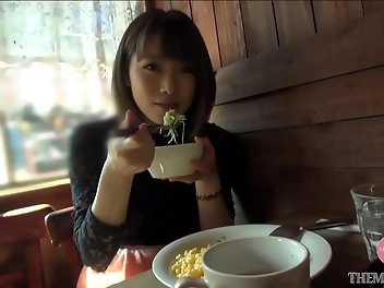 JAV Enchantress with Luscious Tits Teases Her Nipples with Her Tongue