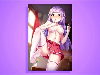 Japanese Hentai Girl Fantasy: Slow Undressing for Your Eyes Only