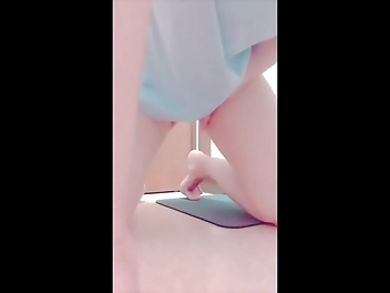 Meet the Luscious Big-Boobed Virgin Who Pleasures Herself In Front of the Camera!